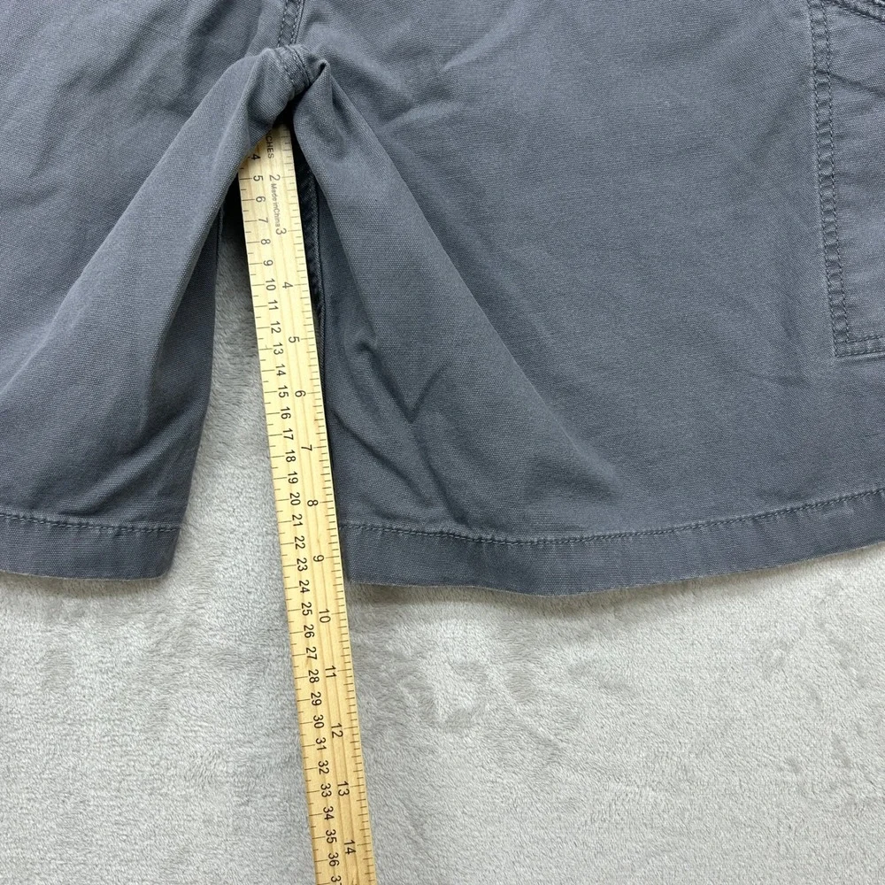 Carhartt Work Shorts Mens 44 Grey Rugged Flex Relaxed Fit Canvas 10